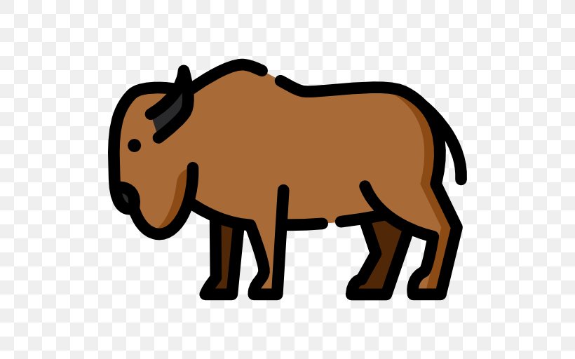 Bison, PNG, 512x512px, Bison, Animal, Animal Figure, Carnivoran, Cartoon Download Free