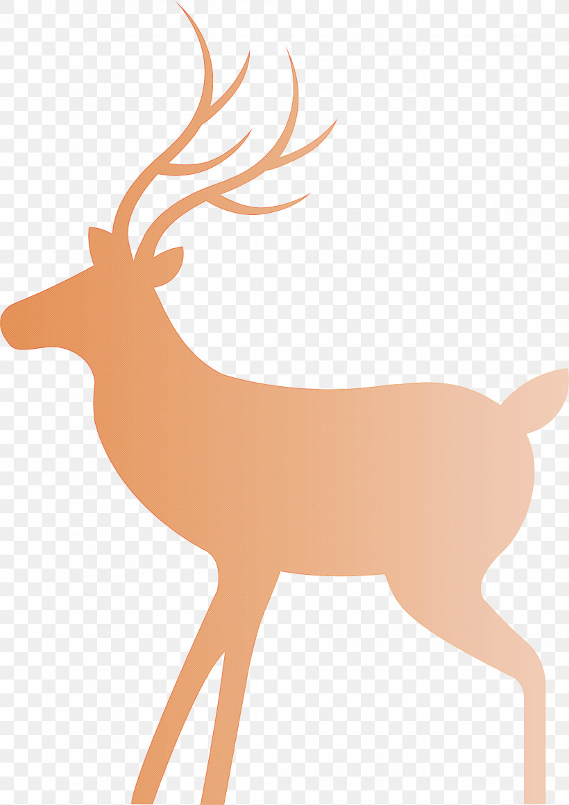 Christmas Deer Reindeer, PNG, 2118x3000px, Christmas Deer, Antler, Christmas Day, Christmas Tree, Deer Download Free