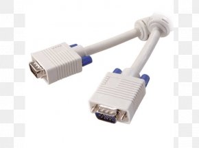 Laptop - Laptop VGA Connector Electrical Cable Video Graphics Array Digital Visual Interface PNG