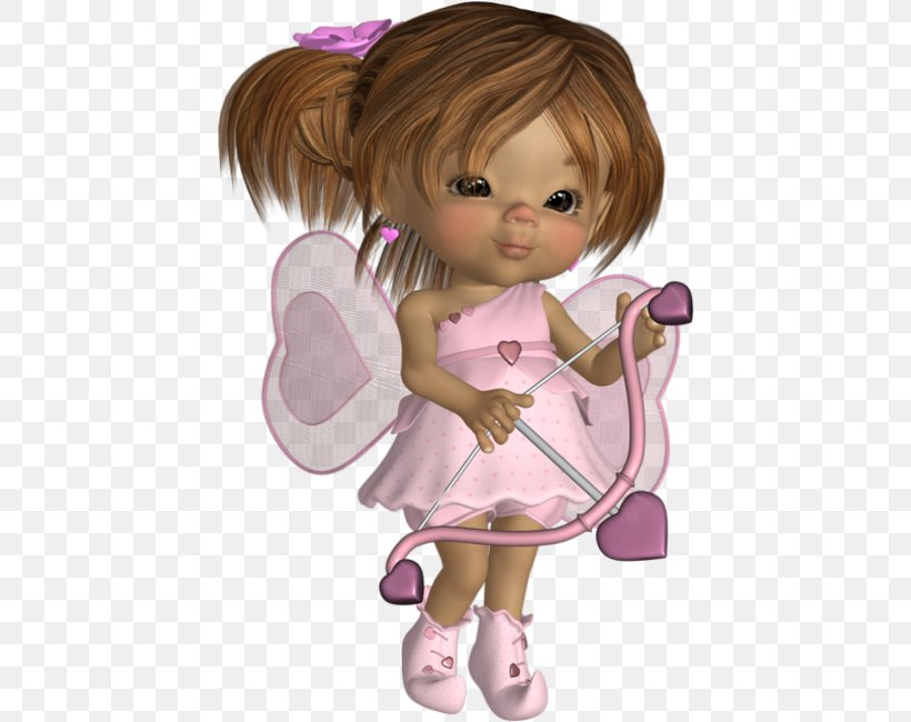Cupid Love Doll Image 14 February, PNG, 430x650px, Watercolor, Cartoon, Flower, Frame, Heart Download Free
