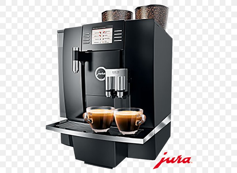 Coffeemaker Espresso Jura Elektroapparate Cappuccino, PNG, 537x600px, Coffee, Cappuccino, Coffee Bean, Coffee Vending Machine, Coffeemaker Download Free