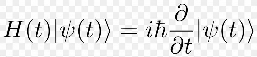Schrödinger Equation Schrödinger's Cat Quantum Mechanics Wave Equation Physics, PNG, 2000x450px, Quantum Mechanics, Black, Black And White, Brand, Calligraphy Download Free