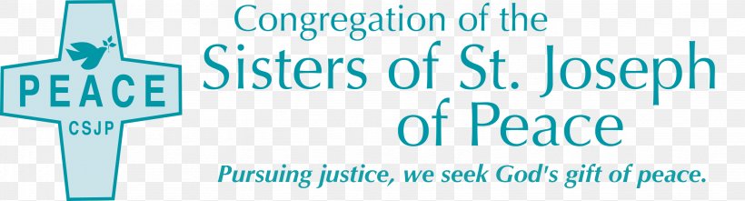 Congregation Of The Sisters Of St. Joseph Of Peace Congregation Of The Sisters Of St. Joseph Of Peace Nottingham Lourdes, PNG, 2859x771px, Sisters Of St Joseph Of Peace, Aqua, Azure, Blue, Brand Download Free