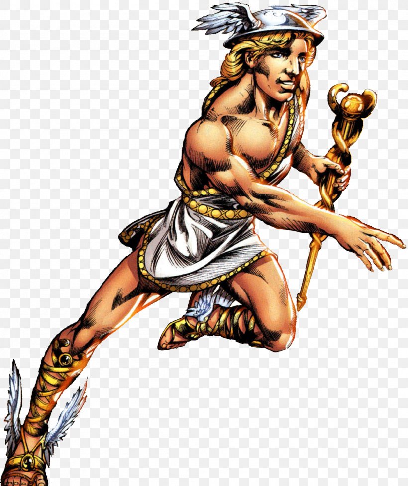 Hermes Zeus Hephaestus Greek Mythology Twelve Olympians, PNG    