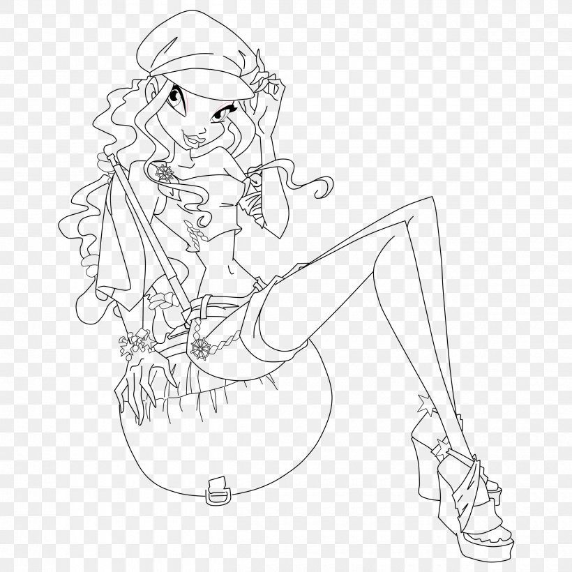 winx club coloring pages layla lounge