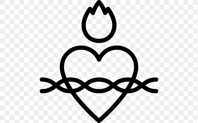 Sacred Heart Religion Clip Art, PNG, 512x512px, Sacred, Black And White, Body Jewelry, Christianity, Culture Download Free