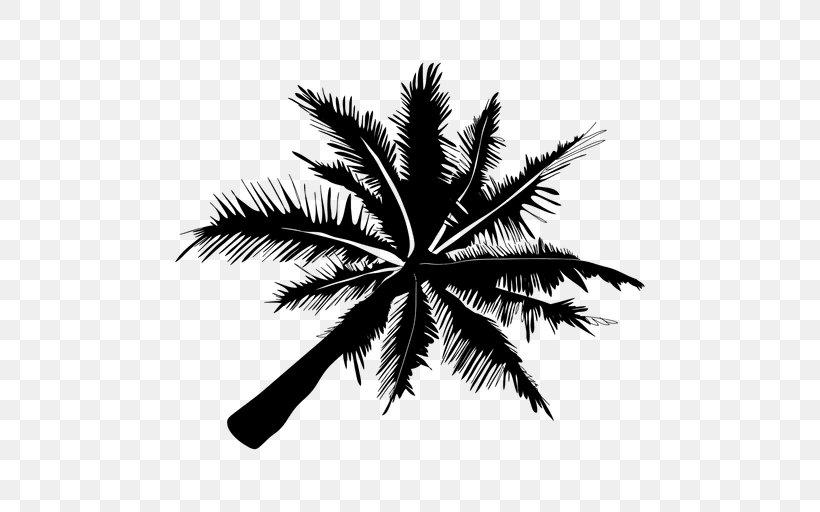 Silhouette, PNG, 512x512px, Silhouette, Arecaceae, Arecales, Black And White, Drawing Download Free