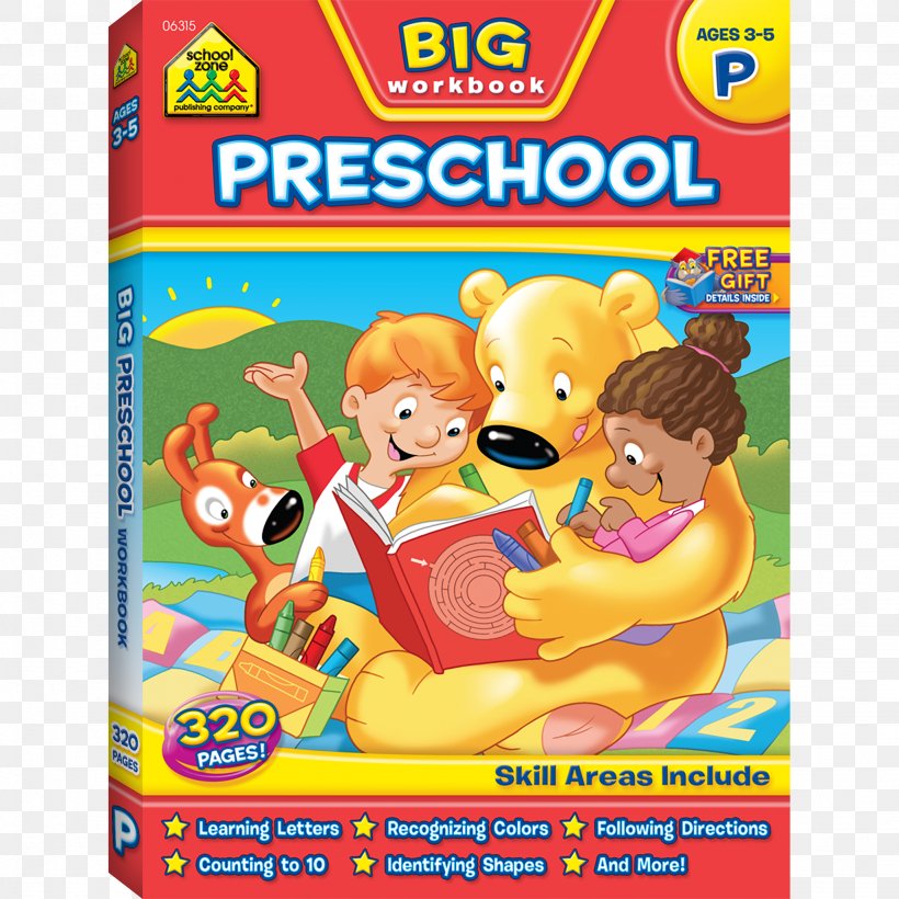 Big Preschool Workbook Pre-school Kindergarten School Zone, PNG, 2048x2048px, Big Preschool Workbook, Area, Book, Child, Education Download Free