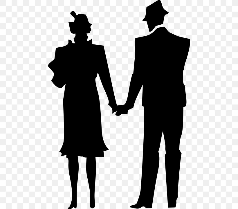 Husband Marriage Wife Clip Art, PNG, 491x720px, Husband, Black, Black And White, Boyfriend, Echtpaar Download Free