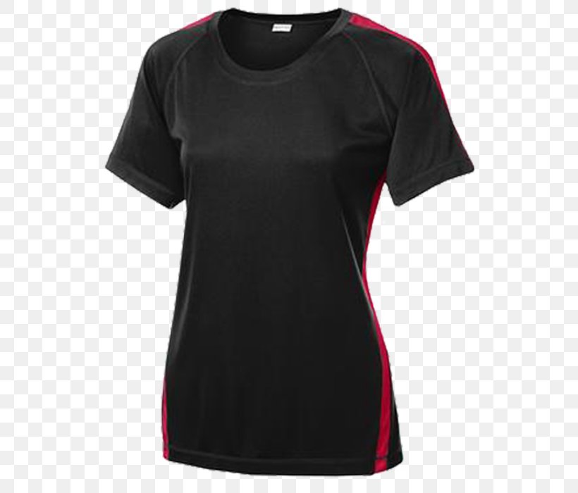 Long-sleeved T-shirt Clothing Long-sleeved T-shirt, PNG, 700x700px, Tshirt, Active Shirt, Black, Clothing, Crew Neck Download Free