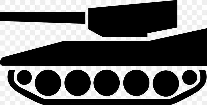 Tank Silhouette Clip Art, PNG, 1280x649px, Tank, Black, Black And White, Brand, Drawing Download Free