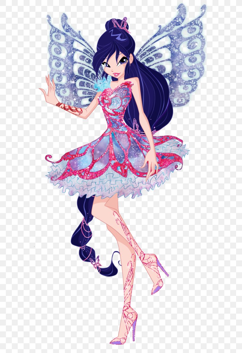 Musa Bloom Tecna Roxy Winx Club: Believix In You, PNG, 670x1193px, Watercolor, Cartoon, Flower, Frame, Heart Download Free