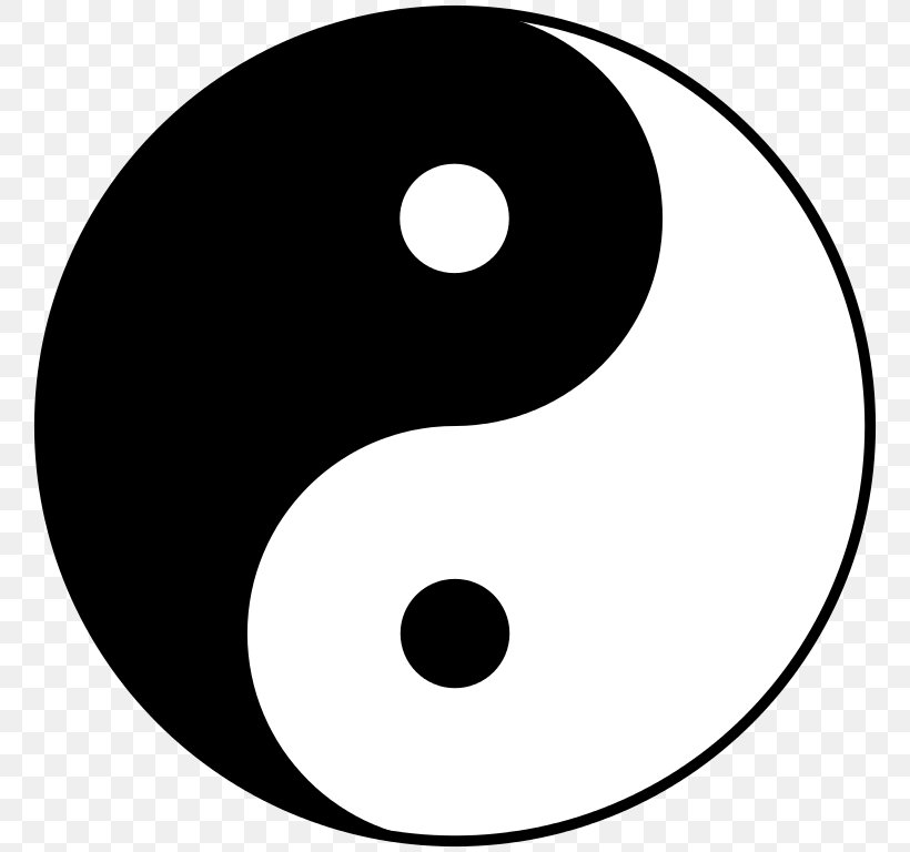 Yin And Yang Taoism Dualism Dialectical Monism Concept, PNG, 768x768px, Yin And Yang, Area, Belief, Black And White, Concept Download Free