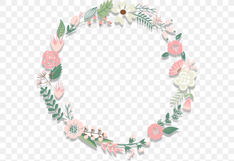 Download Wreath Flower, PNG, 567x565px, Wreath, Flower, Icon Design, Petal, Pink Download Free