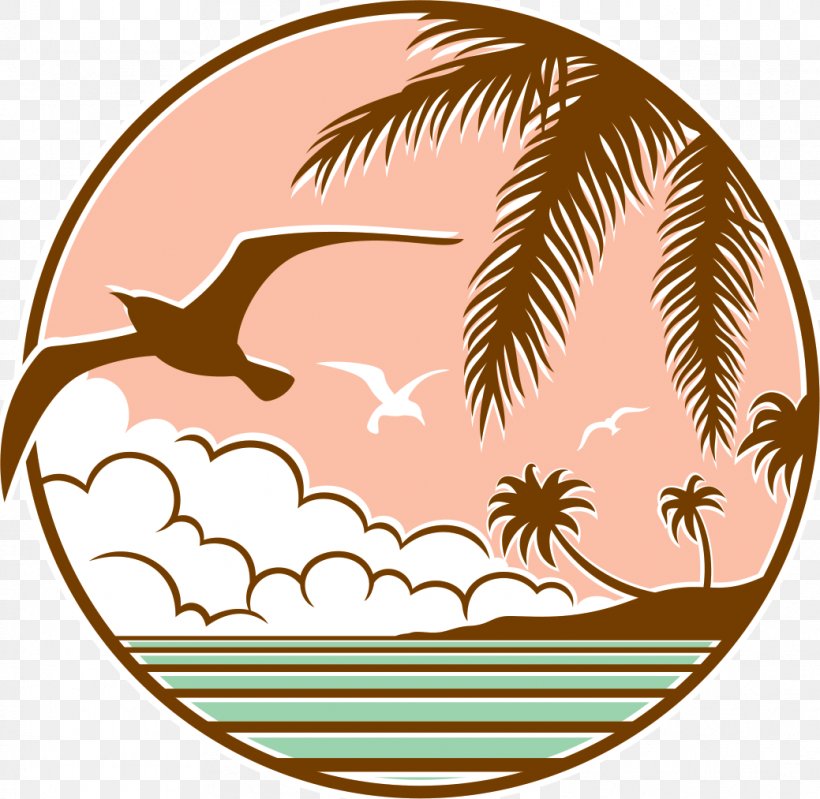 Vector Graphics Beach Symbol Illustration Image, PNG, 1039x1013px, Beach, Artwork, Cdr, Flowering Plant, Food Download Free