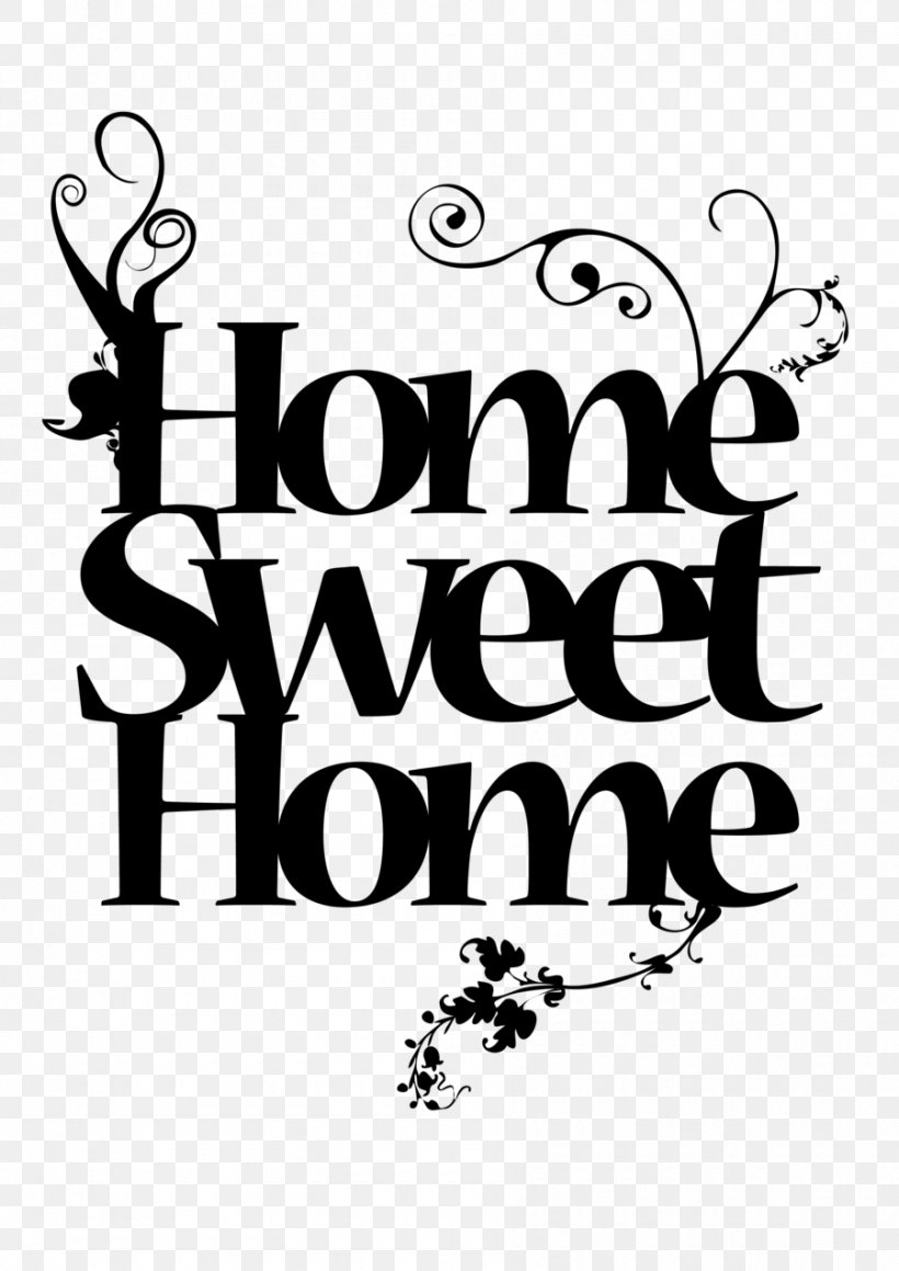 Home Sweet Home House Royalty-free Clip Art, PNG, 900x1273px, Home Sweet Home, Area, Art, Black, Black And White Download Free