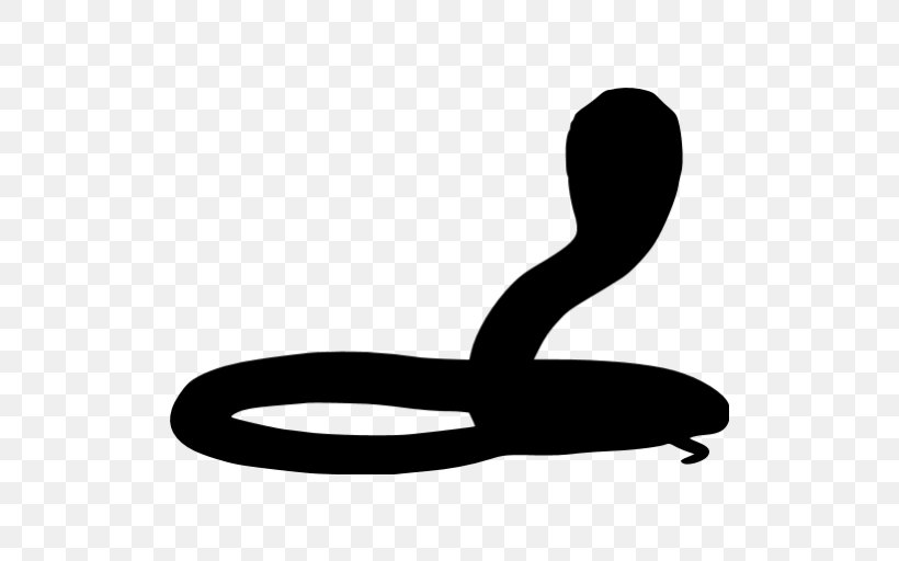 Snake Silhouette King Cobra Reptile, PNG, 512x512px, Snake, Black, Black And White, Black Mamba, Black Rat Snake Download Free