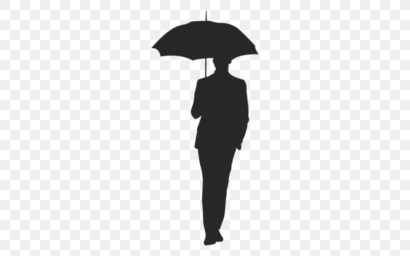 Umbrella Silhouette Clip Art, PNG, 512x512px, Umbrella, Black, Black And White, Gentleman, Logo Download Free