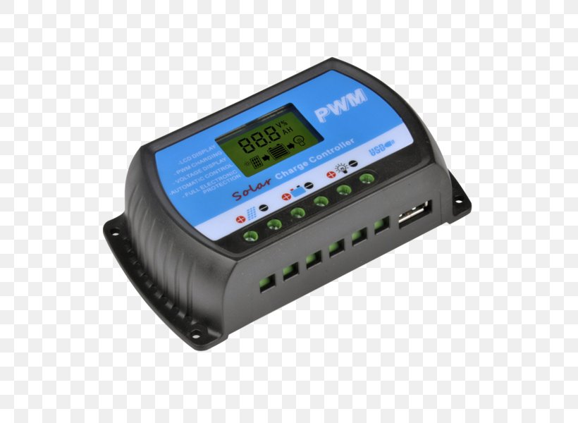 Battery Charger Battery Charge Controllers Solar Charger Voltage Regulator Solar Panels, PNG, 600x600px, Battery Charger, Battery Charge Controllers, Direct Current, Electric Battery, Electrical Load Download Free