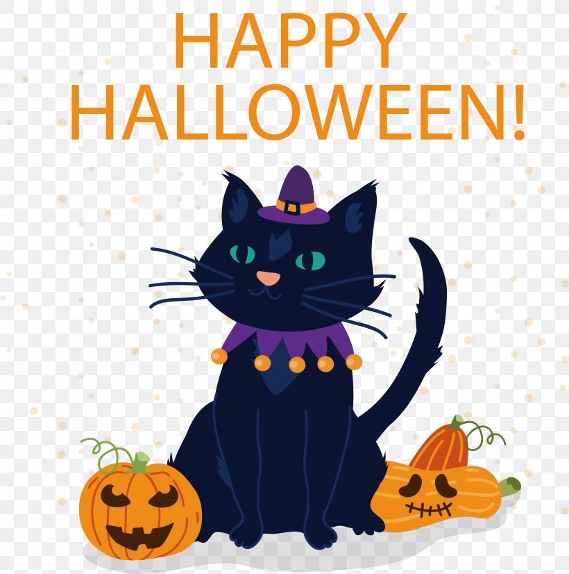 Black Cat Witch Hazel Kitten Halloween, PNG, 2839x2861px, Black Cat, Carnivoran, Cartoon, Cat, Cat Like Mammal Download Free