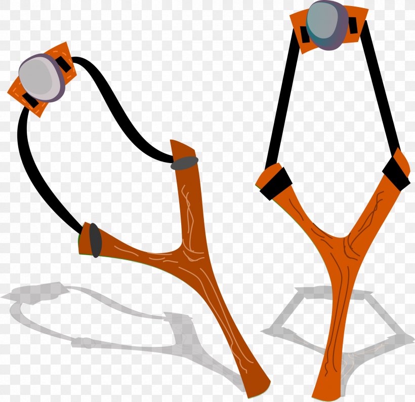 Slingshot Clip Art Openclipart Image, PNG, 2400x2324px, Sling, Drawing, Fashion Accessory, Image File Formats, Orange Download Free