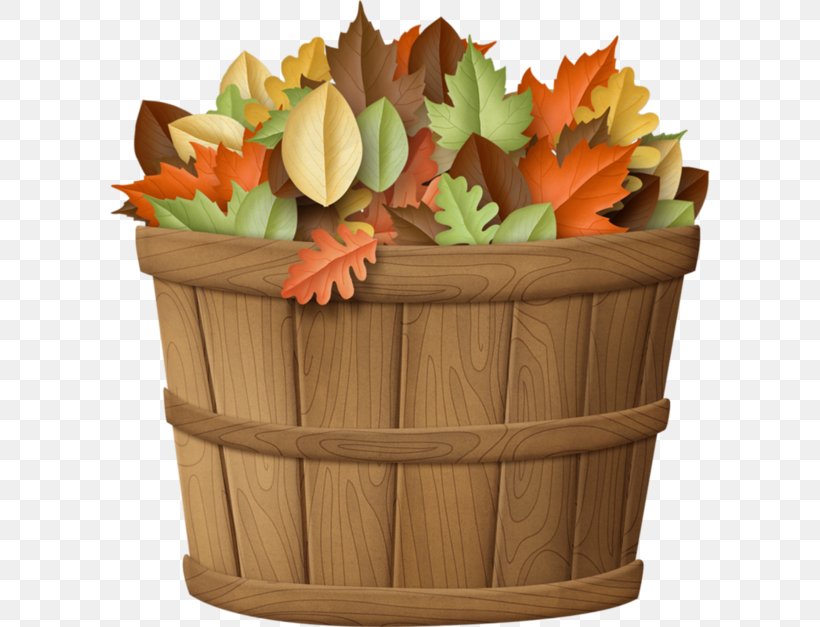 Autumn Leaf Clip Art, PNG, 600x627px, Autumn, Autumn Leaf Color, Barrel, Basket, Bucket Download Free