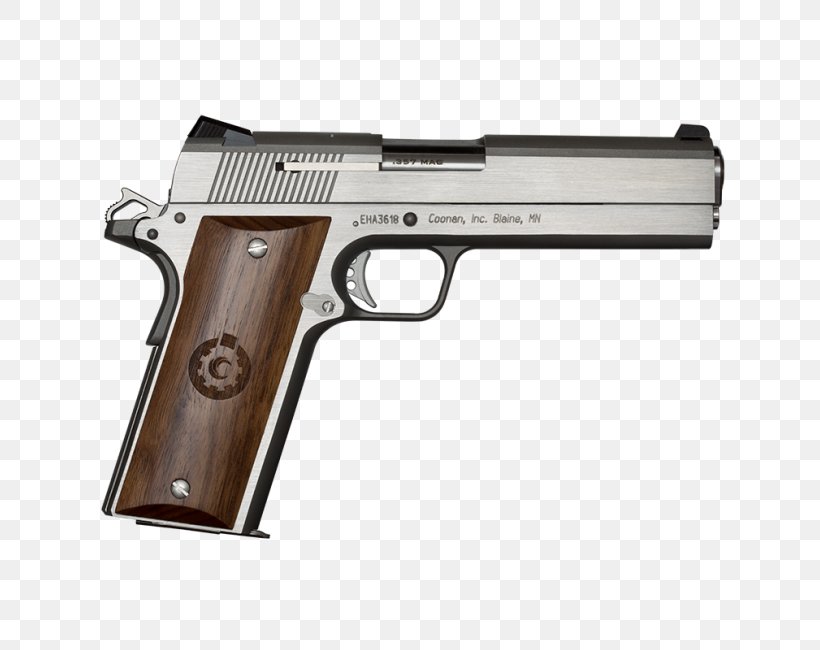 Springfield Armory Coonan .357 Magnum Firearm Pistol, PNG, 650x650px, 38 Special, 45 Acp, 357 Magnum, Springfield Armory, Air Gun Download Free
