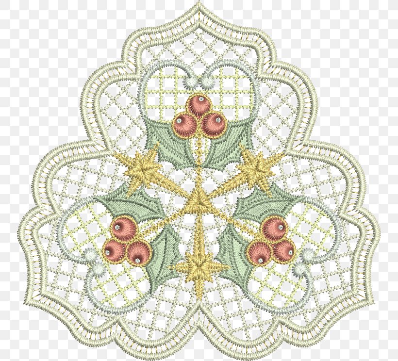 Machine Embroidery Embroider Now Pattern, PNG, 750x744px, Embroidery, Christmas, Christmas Ornament, Cutwork, Digitization Download Free