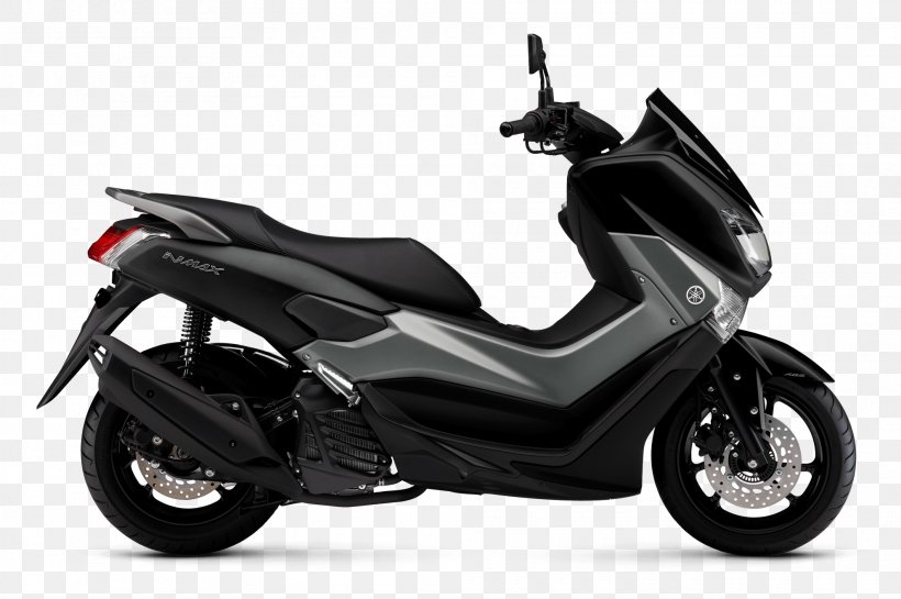 Scooter Yamaha Motor Company Yamaha NMAX Motorcycle Yamaha TMAX, PNG, 1980x1318px, 2018, Scooter, Antilock Braking System, Automotive Design, Automotive Tire Download Free