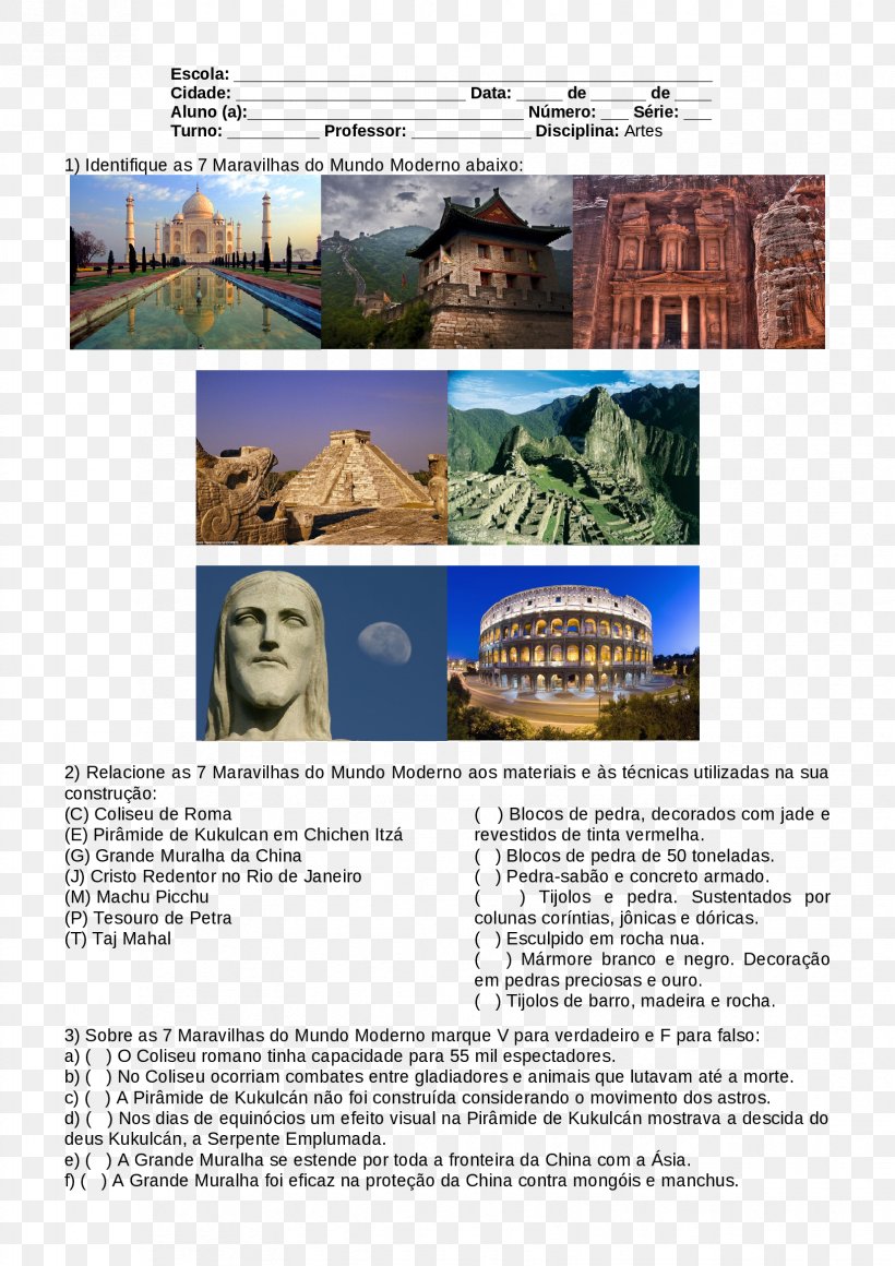 New7Wonders Of The World Christ The Redeemer Colosseum Seven Wonders Of The Ancient World, PNG, 1653x2339px, New7wonders Of The World, Bimestral, Centro Rio De Janeiro, Christ The Redeemer, Colosseum Download Free