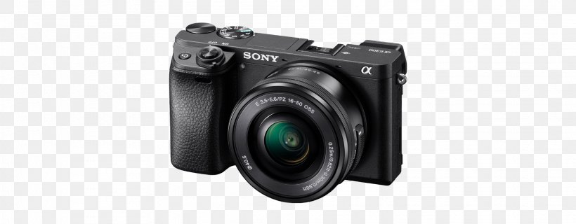 Sony α6000 Mirrorless Interchangeable-lens Camera Photography Camera Lens, PNG, 2028x792px, Camera, Autofocus, Camera Accessory, Camera Lens, Cameras Optics Download Free