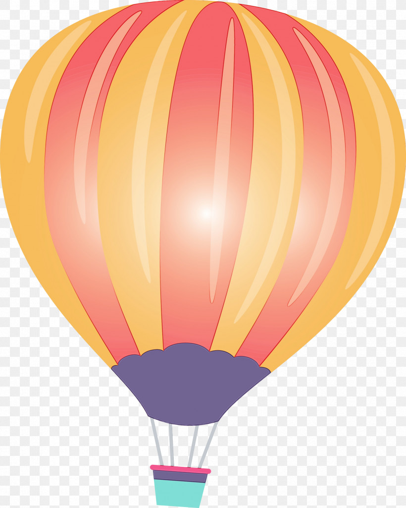 Hot Air Balloon, PNG, 2399x3000px, Watercolor, Balloon, Hot Air Balloon, Paint, Wet Ink Download Free