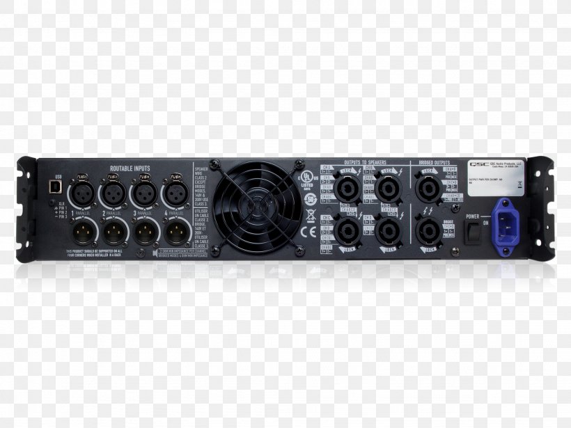 QSC PLD4.5 Audio Power Amplifier QSC Audio Products, PNG, 2048x1536px, Qsc Pld45, Amplifier, Audio, Audio Crossover, Audio Equipment Download Free