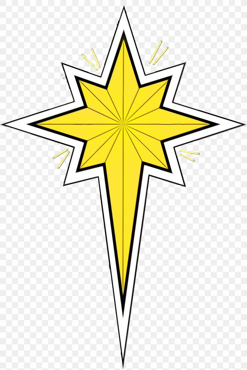 Yellow Line Symbol Star Symmetry, PNG, 984x1471px, Watercolor, Paint, Star, Symbol, Symmetry Download Free