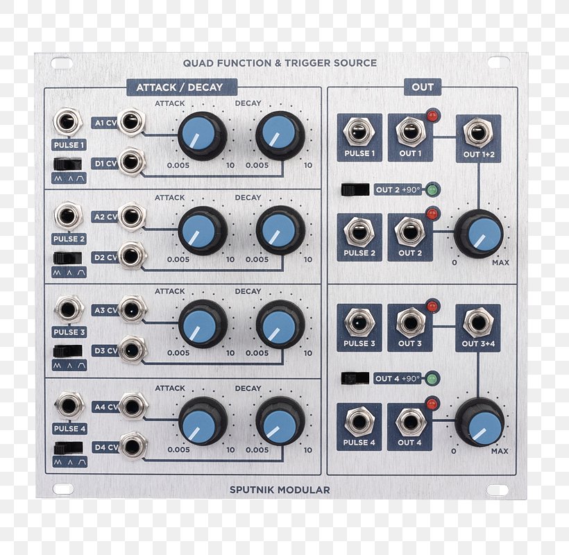 Eurorack Modular Synthesizer Sound Synthesizers Function Generator, PNG, 800x800px, Eurorack, Adsr, Audio, Audio Equipment, Audio Receiver Download Free