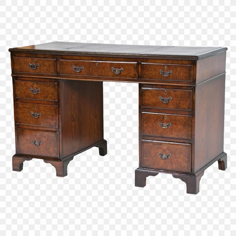Pedestal Desk Drawer Partners Desk Secretary Desk, PNG, 1500x1500px, Desk, Antique, Bookcase, Brass, Cabinetry Download Free