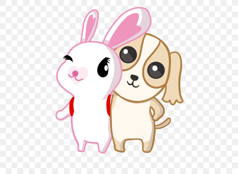 Puppy Rabbit Dog Easter Bunny Clip Art, PNG, 490x600px, Puppy, Animation, Caregiver, Cartoon, Curriculum Vitae Download Free