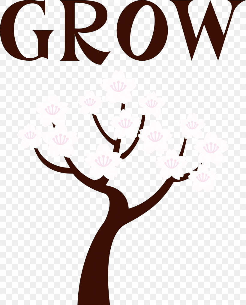 GROW Flower, PNG, 2420x3000px, Grow, Behavior, Branching, Flower, Geometry Download Free