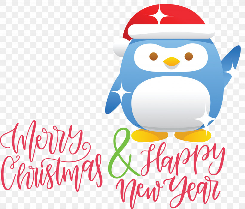 Merry Christmas Happy New Year, PNG, 3000x2568px, Merry Christmas, Beak, Biology, Birds, Christmas Day Download Free