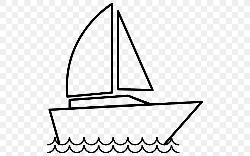 Sailing Ship Boat Symbol, PNG, 512x512px, Sailing Ship, Area, Black, Black And White, Boat Download Free
