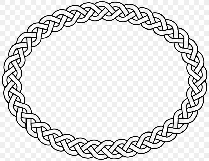 Circle Clip Art, PNG, 1100x850px, Braid, Area, Black And White, Celtic Knot, Information Download Free