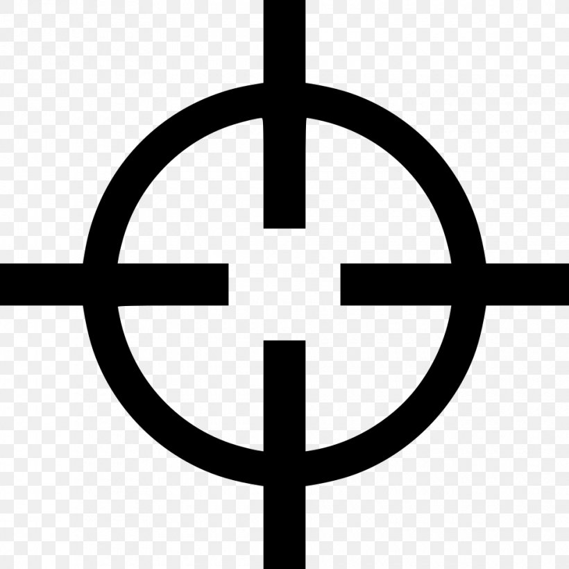 Shooting Target, PNG, 980x980px, Shooting Target, Area, Black And White, Bullseye, Reticle Download Free
