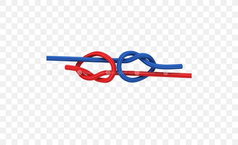Double Fisherman's Knot Thief Knot Overhand Knot, PNG, 500x500px, Knot, Bow Tie, Bracelet, Climbing, Electric Blue Download Free