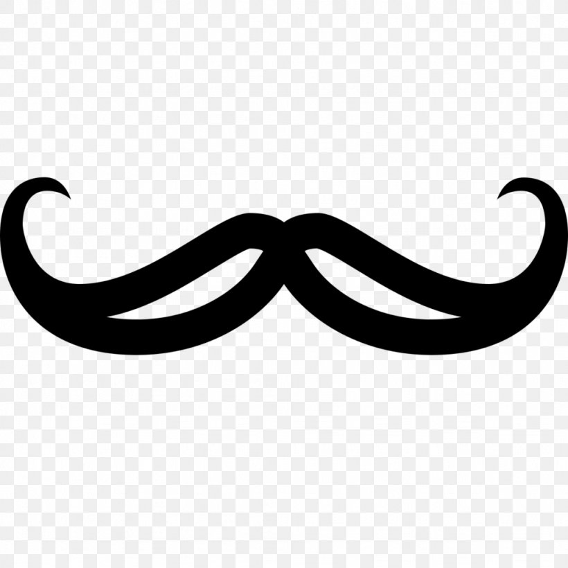 Handlebar Moustache Clip Art, PNG, 1024x1024px, Moustache, Beard, Black And White, Body Jewelry, Eyewear Download Free