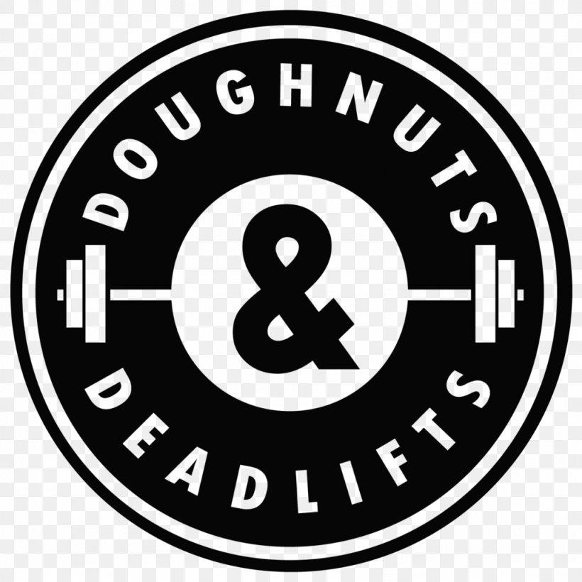 Donuts Deadlift Powerlifting Physical Fitness Clothing, PNG, 1024x1024px, Donuts, Area, Black And White, Brand, Clothing Download Free