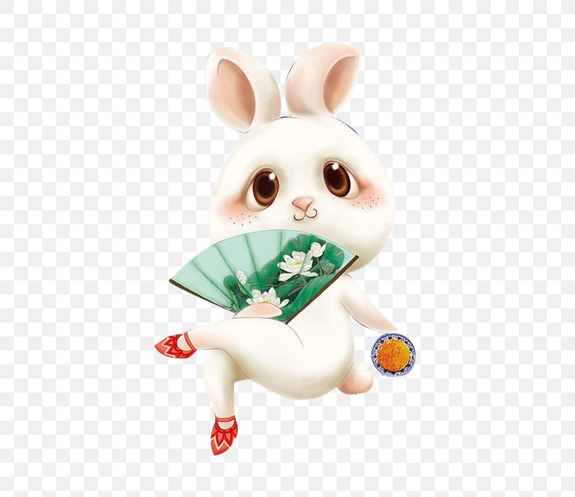 Moon Rabbit Mid-Autumn Festival, PNG, 425x709px, Mid Autumn Festival, Cartoon, Chang E, Easter Bunny, Festival Download Free