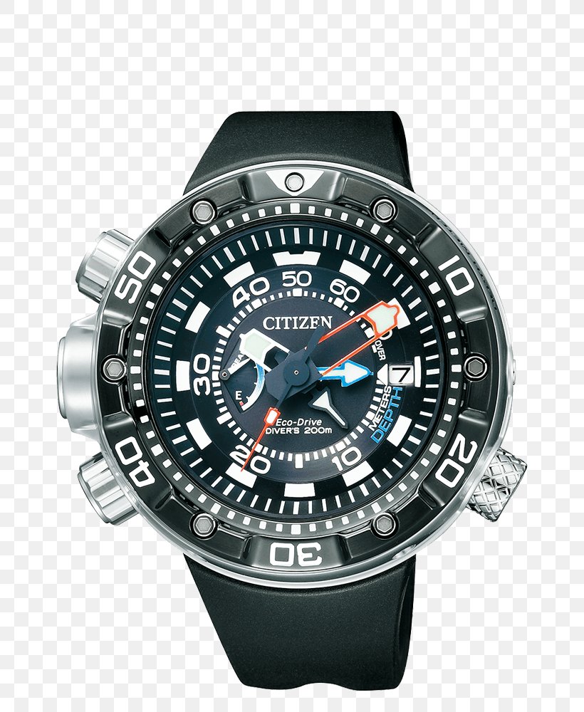 Eco-Drive Citizen Holdings CITIZEN Promaster Aqualand Depth Meter Diving Watch, PNG, 740x1000px, Ecodrive, Brand, Citizen Holdings, Diving Watch, Jewellery Download Free