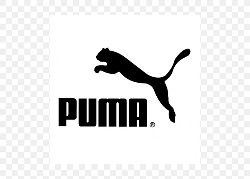 puma logo white