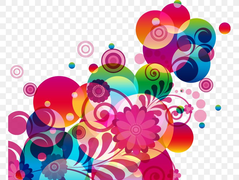 Abstraction Flower Clip Art, PNG, 763x618px, Flower, Abstract Art, Art, Balloon, Color Download Free