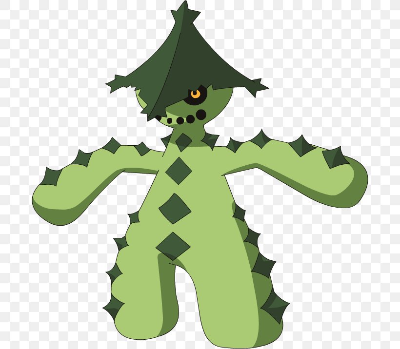 Cacturne Dark Cacnea Grass Shiftry, PNG, 690x716px, Dark, Christmas Tree, Fictional Character, Fir, Grass Download Free